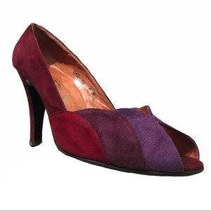 Vintage 80s Nina Suede Heels